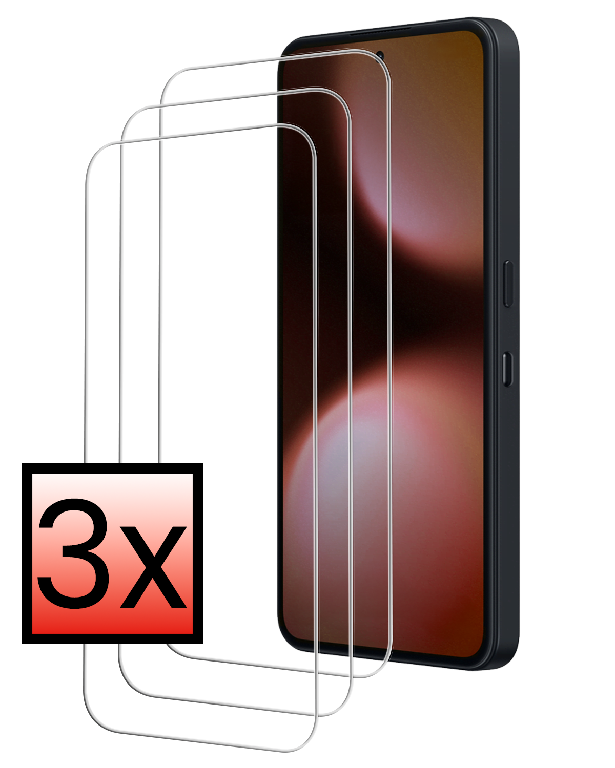 NoXx NoXx Nothing Phone (3a) Lite Screenprotector - 3 PACK