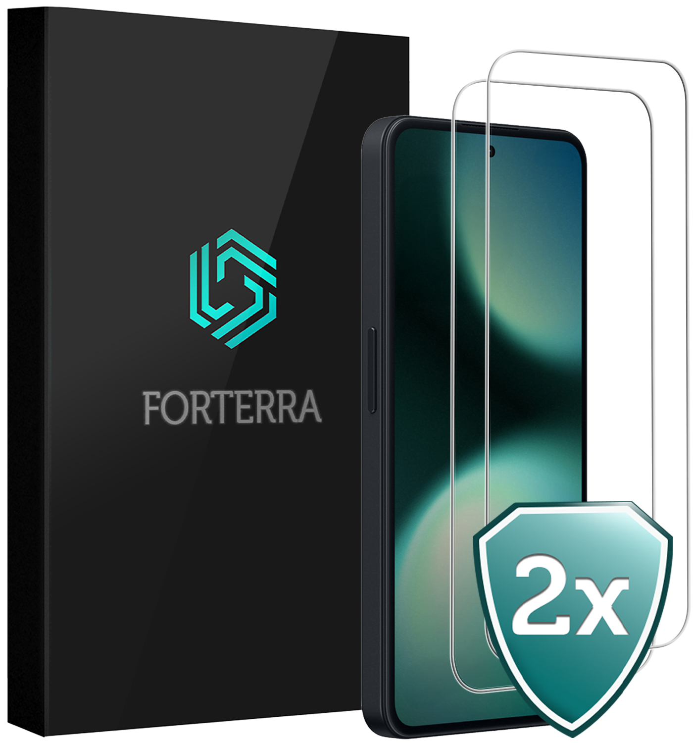 Forterra Forterra Nothing Phone (3a) Lite Screenprotector Glas - 2 PACK