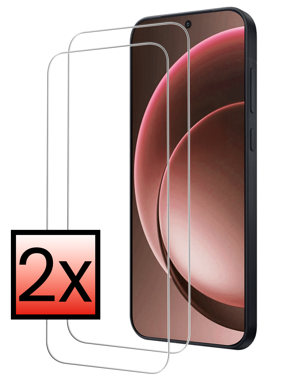 NoXx NoXx OnePlus 15 Screenprotector Glas - 2 PACK