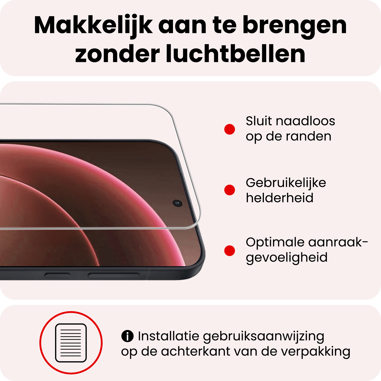 NoXx NoXx OnePlus 15 Screenprotector Glas - 3 PACK