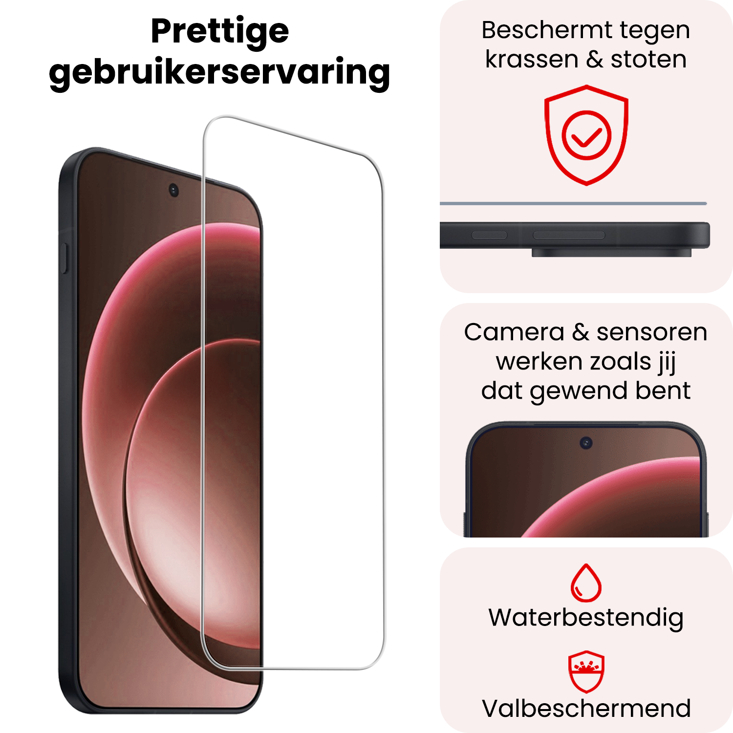 NoXx NoXx OnePlus 15 Screenprotector Glas - 3 PACK