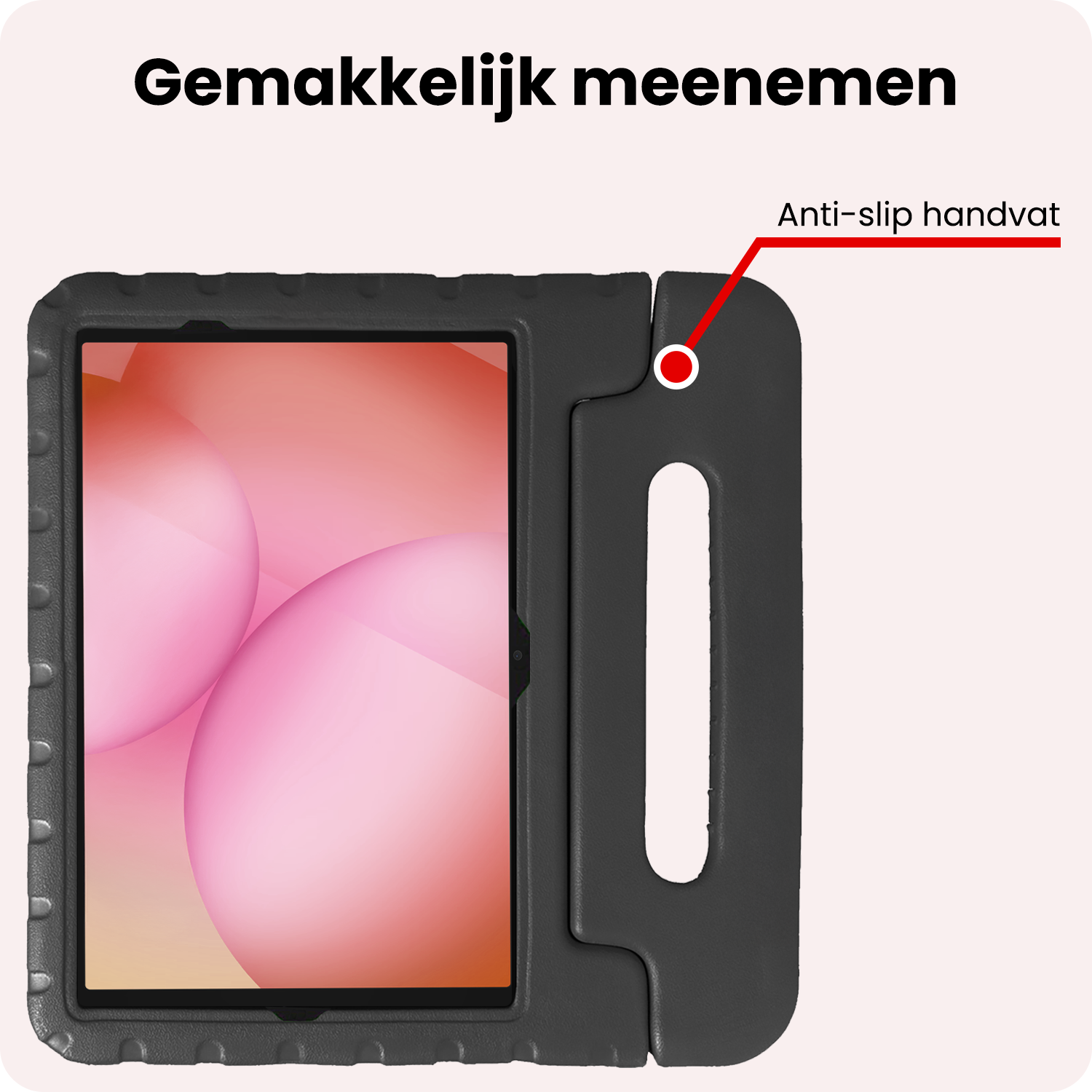 NoXx NoXx Samsung Galaxy Tab A11 Plus Kinderhoes - Zwart