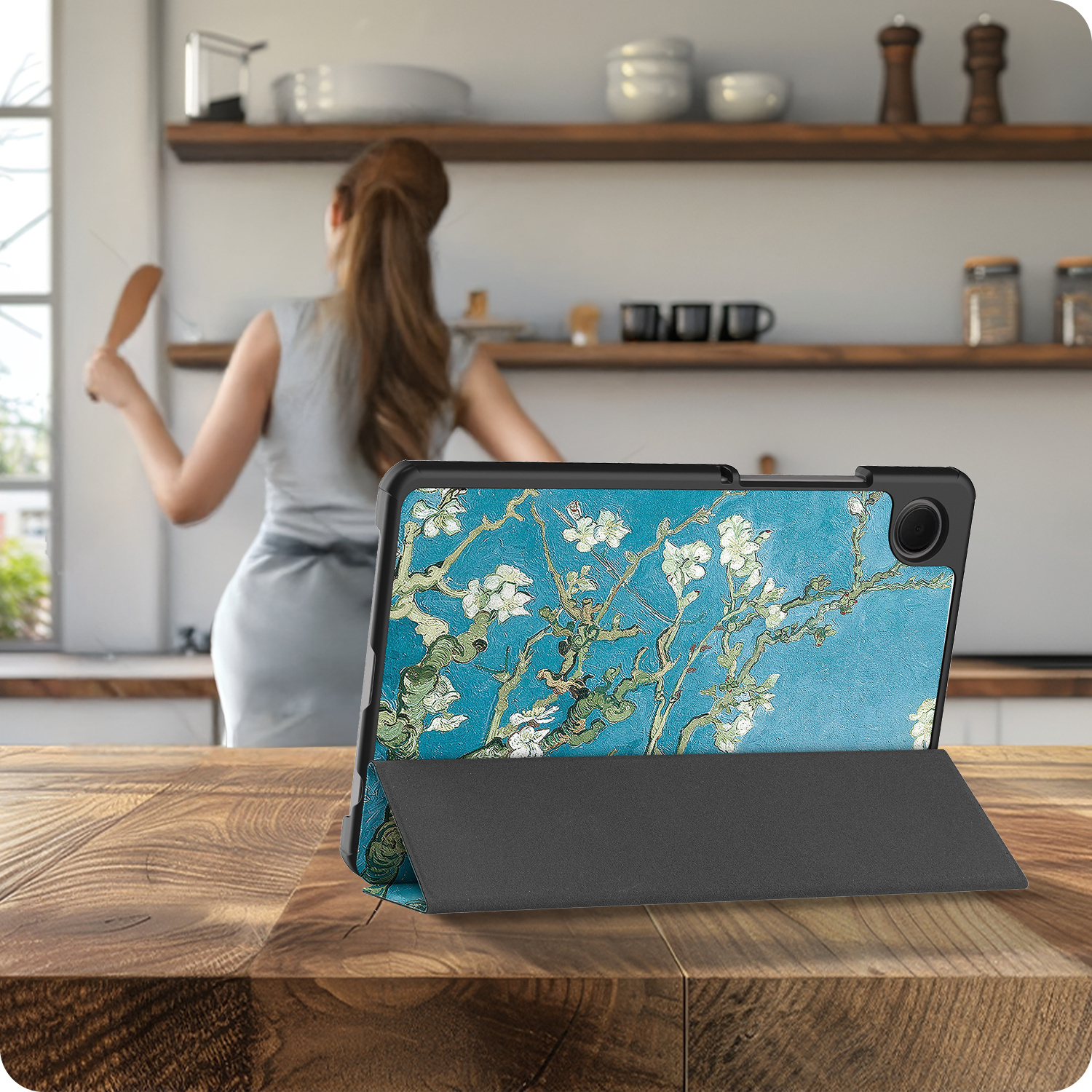 NoXx NoXx Samsung Galaxy Tab A11 Plus Hoes - Bloesem