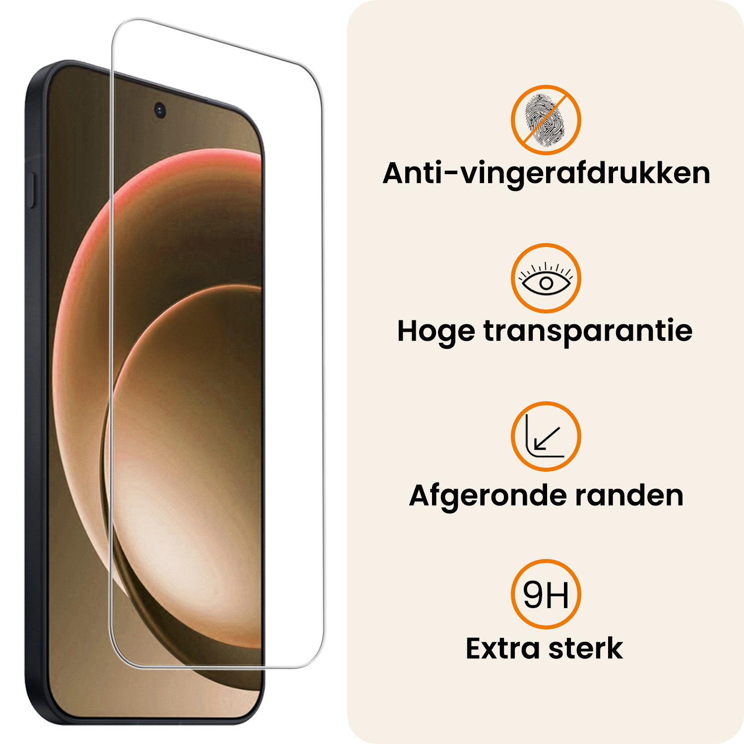 Nomfy Nomfy OnePlus 15 Screenprotector Glas - 3 PACK