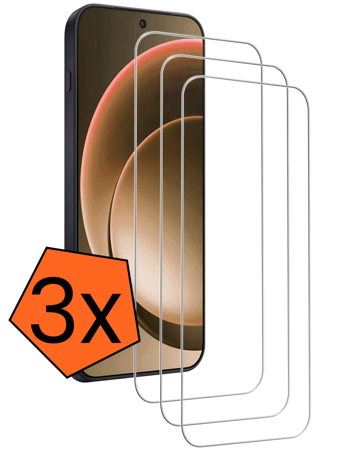 Nomfy Nomfy OnePlus 15 Screenprotector Glas - 3 PACK