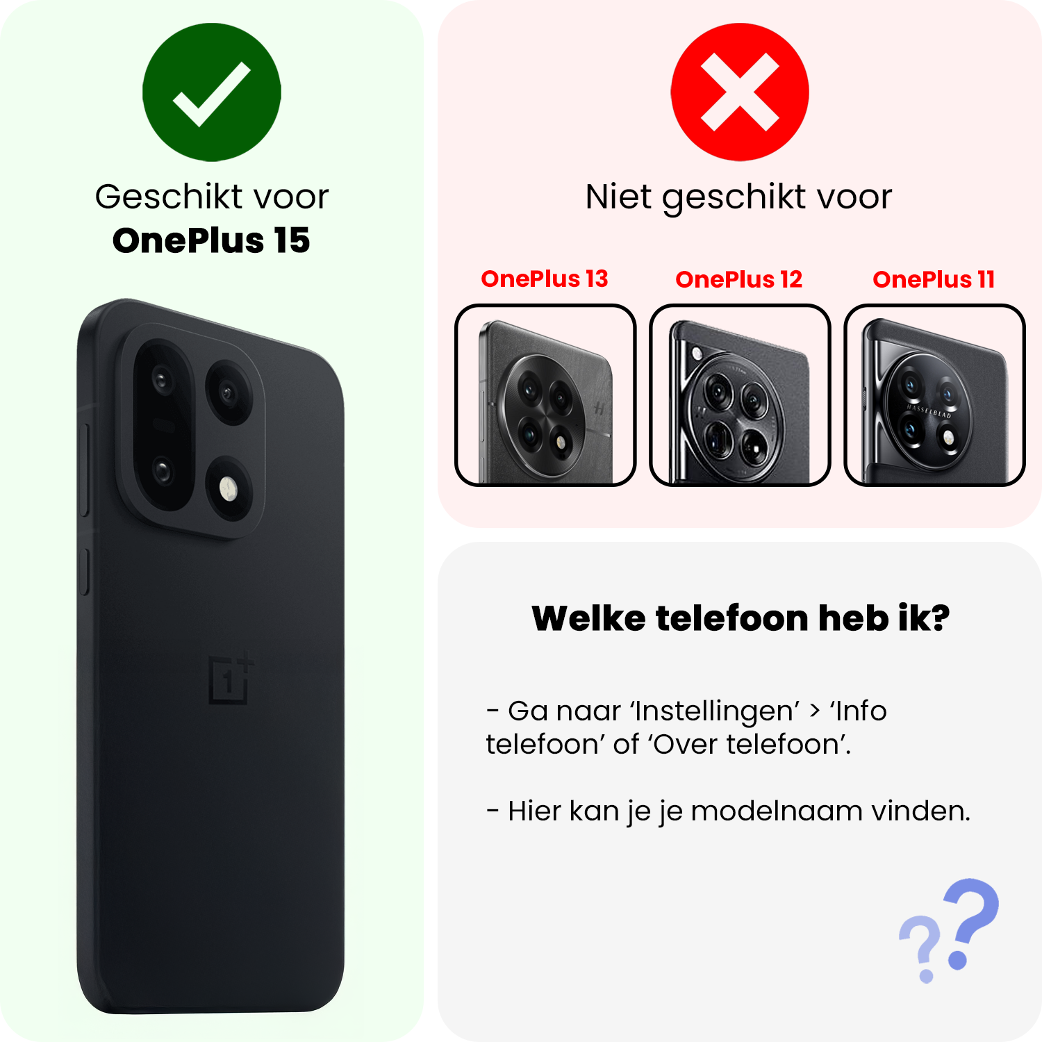 Nomfy Nomfy OnePlus 15 Camera Screenprotector