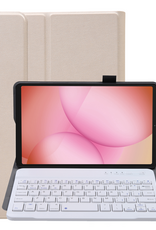 NoXx NoXx Samsung Galaxy Tab A11 Plus Toetsenbordhoes - Goud
