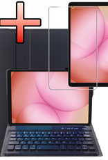 NoXx NoXx Samsung Galaxy Tab A11 Plus Toetsenbordhoes Met Screenprotector - Zwart