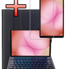 NoXx NoXx Samsung Galaxy Tab A11 Plus Toetsenbordhoes Met Screenprotector - Zwart