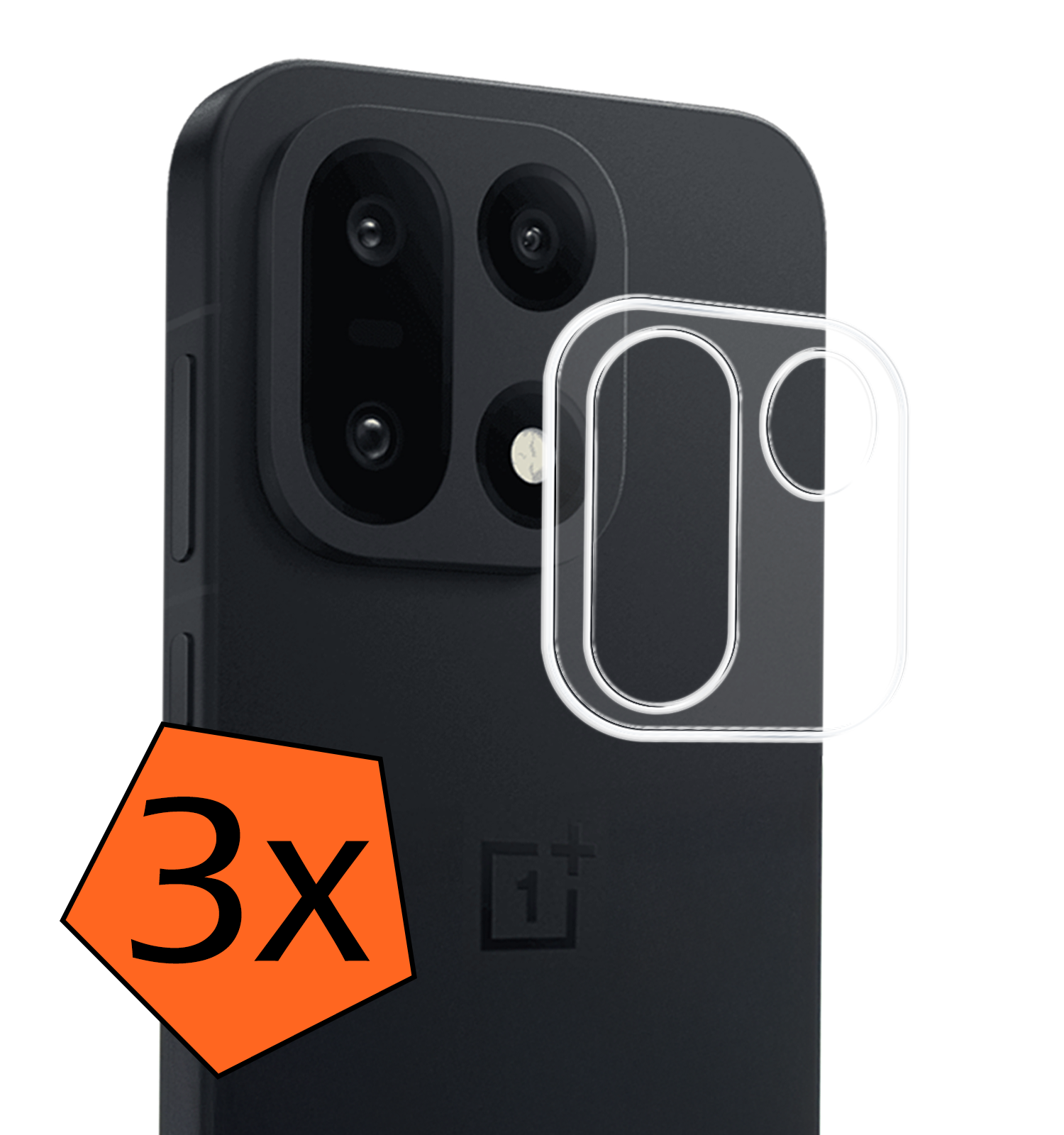 Nomfy Nomfy OnePlus 15 Camera Screenprotector - 3 PACK