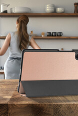 Nomfy Nomfy Samsung Galaxy Tab A11 Plus Hoes - Rose Goud