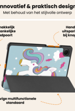 Nomfy Nomfy Samsung Galaxy Tab A11 Plus Hoes Met Screenprotector - Eenhoorn