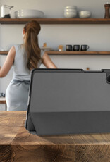 Nomfy Nomfy Samsung Galaxy Tab A11 Plus Hoes Met Screenprotector - Grijs