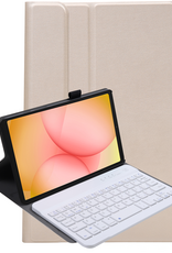 Nomfy Nomfy Samsung Galaxy Tab A11 Plus Toetsenbordhoes - Goud