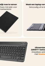 Nomfy Nomfy Samsung Galaxy Tab A11 Plus Toetsenbordhoes - Zwart