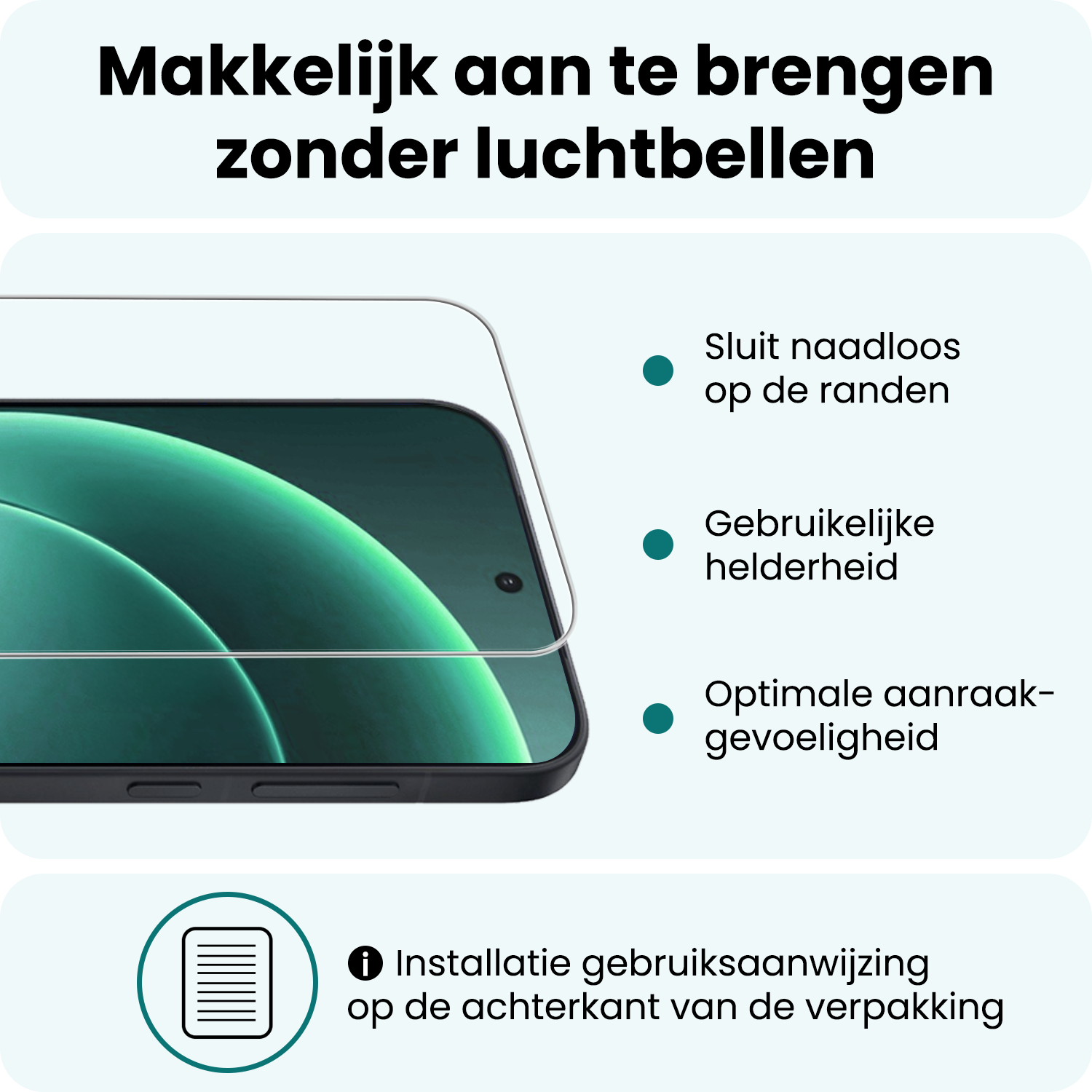 Forterra Forterra OnePlus 15 Screenprotector Glas