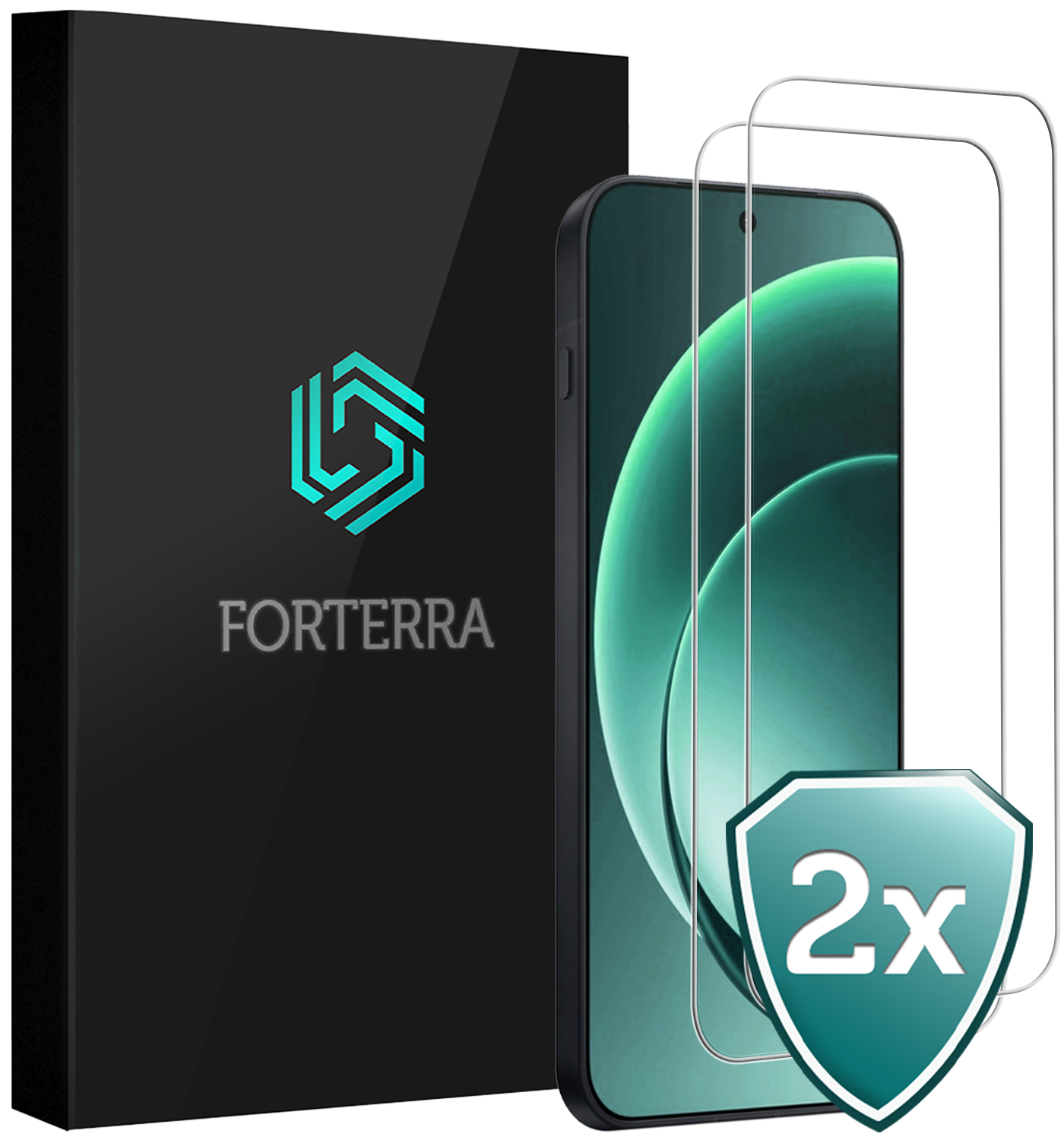 Forterra Forterra OnePlus 15 Screenprotector Glas - 2 PACK