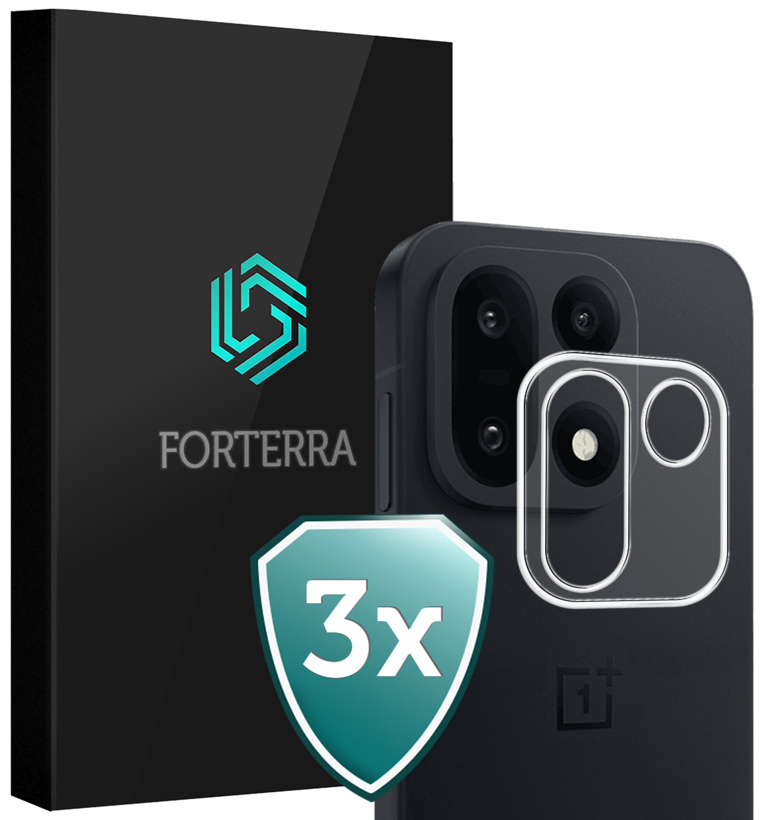 Forterra Forterra OnePlus 15 Camera Screenprotector - 3 PACK