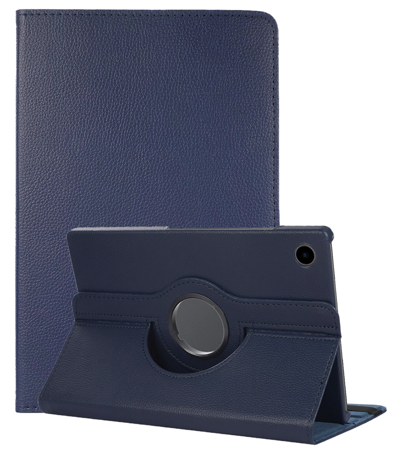 NoXx NoXx Samsung Galaxy Tab A11 Plus Hoes Draaibaar - Donkerblauw