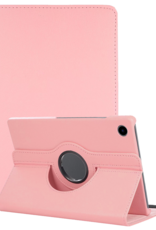 NoXx NoXx Samsung Galaxy Tab A11 Plus Hoes Draaibaar - Lichtroze