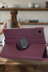 NoXx NoXx Samsung Galaxy Tab A11 Plus Hoes Draaibaar - Paars