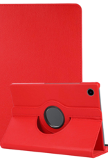 NoXx NoXx Samsung Galaxy Tab A11 Plus Hoes Draaibaar - Rood