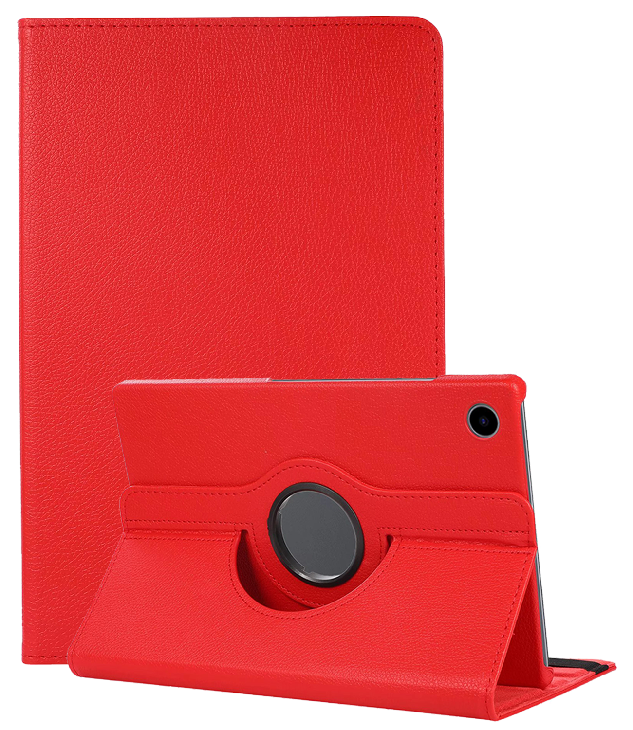 NoXx NoXx Samsung Galaxy Tab A11 Plus Hoes Draaibaar - Rood