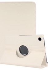 NoXx NoXx Samsung Galaxy Tab A11 Plus Hoes Draaibaar - Wit