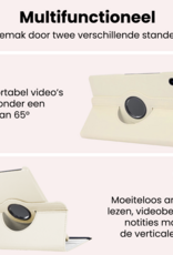 NoXx NoXx Samsung Galaxy Tab A11 Plus Hoes Draaibaar - Wit