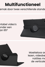 NoXx NoXx Samsung Galaxy Tab A11 Plus Hoes Draaibaar - Zwart