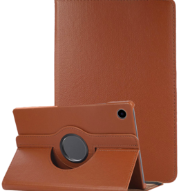 Nomfy Nomfy Samsung Galaxy Tab A11 Plus Hoes Draaibaar - Bruin