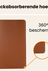 Nomfy Nomfy Samsung Galaxy Tab A11 Plus Hoes Draaibaar - Bruin