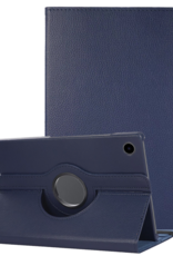Nomfy Nomfy Samsung Galaxy Tab A11 Plus Hoes Draaibaar - Donkerblauw