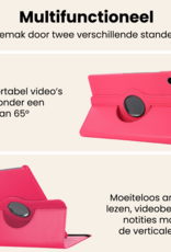 Nomfy Nomfy Samsung Galaxy Tab A11 Plus Hoes Draaibaar - Donkerroze