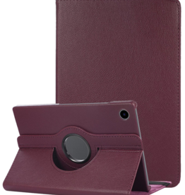 Nomfy Nomfy Samsung Galaxy Tab A11 Plus Hoes Draaibaar - Paars