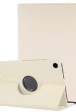 Nomfy Nomfy Samsung Galaxy Tab A11 Plus Hoes Draaibaar - Wit