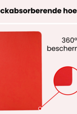 NoXx NoXx Samsung Galaxy Tab A11 Plus Hoes Draaibaar Met Screenprotector - Rood