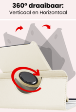 NoXx NoXx Samsung Galaxy Tab A11 Plus Hoes Draaibaar Met Screenprotector - Wit