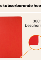 Nomfy Nomfy Samsung Galaxy Tab A11 Plus Hoes Draaibaar Met Screenprotector - Rood