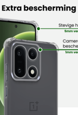 BASEY. BASEY. OnePlus 15 Hoesje Shockproof - Transparant - 2 PACK