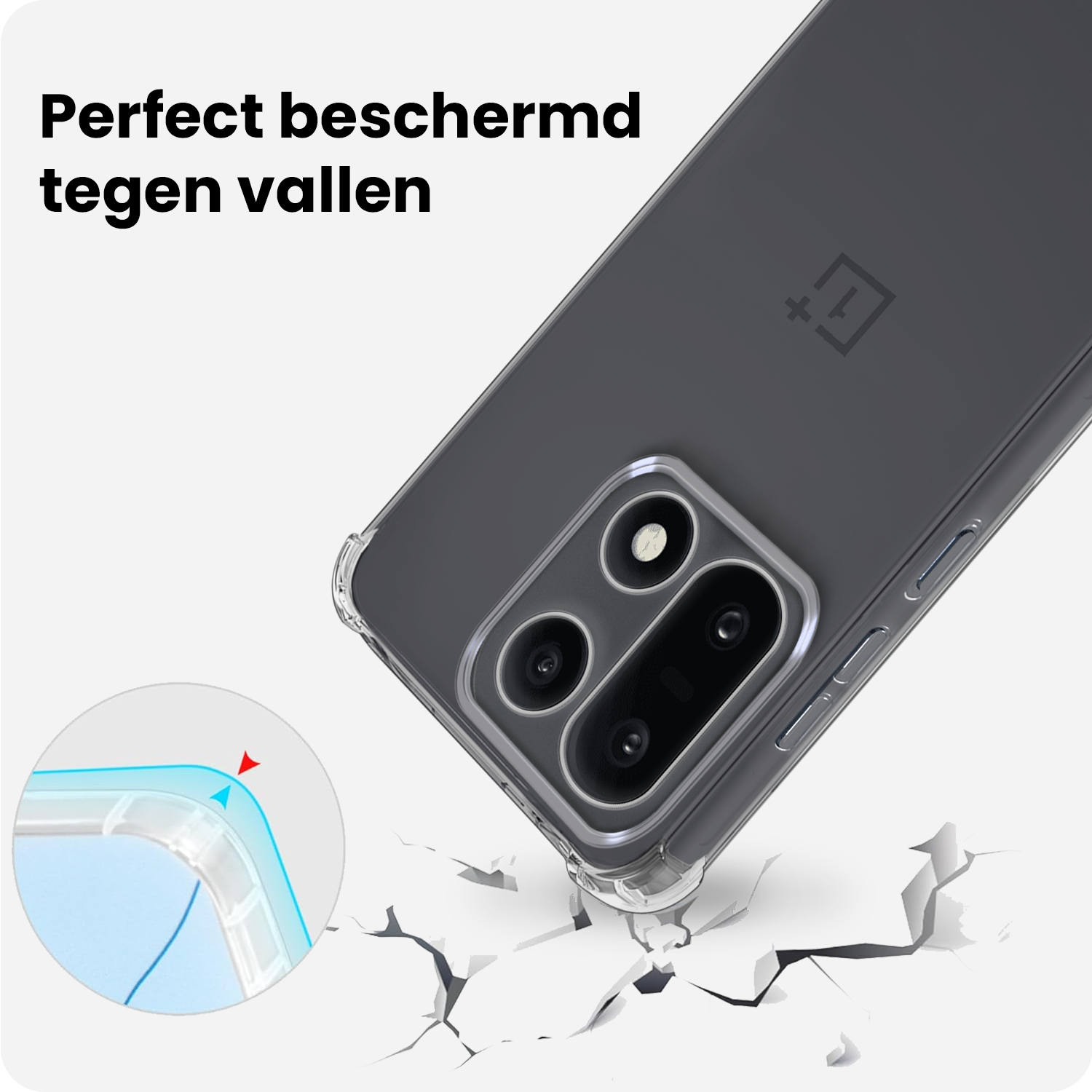 BASEY. BASEY. OnePlus 15 Hoesje Shockproof Met Screenprotector