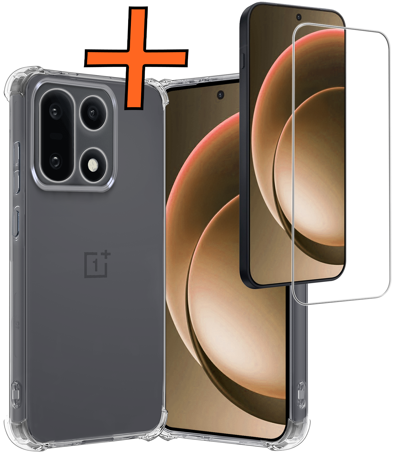 Nomfy Nomfy OnePlus 15 Hoesje Shockproof Met Screenprotector