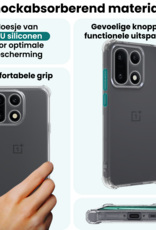 Forterra Forterra OnePlus 15 Hoesje Shockproof - Transparant - 2 PACK