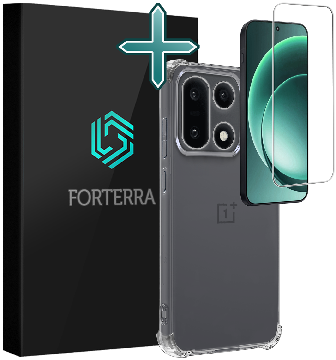 Forterra Forterra OnePlus 15 Hoesje Shockproof Met Screenprotector