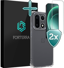 Forterra Forterra OnePlus 15 Hoesje Shockproof Met 2x Screenprotector