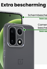 BASEY. BASEY. OnePlus 15 Hoesje Siliconen - Transparant - 2 PACK