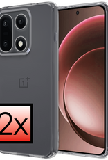 NoXx NoXx OnePlus 15 Hoesje Siliconen - Transparant - 2 PACK