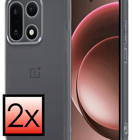 NoXx NoXx OnePlus 15 Hoesje Siliconen - Transparant - 2 PACK