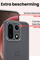 NoXx NoXx OnePlus 15 Hoesje Siliconen - Transparant - 2 PACK