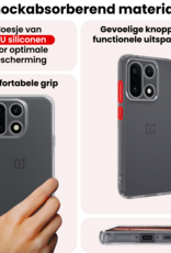 NoXx NoXx OnePlus 15 Hoesje Siliconen - Transparant - 2 PACK